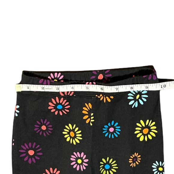 Legging Trolls Black with bright flowers Size 5 - Picture 4 of 6